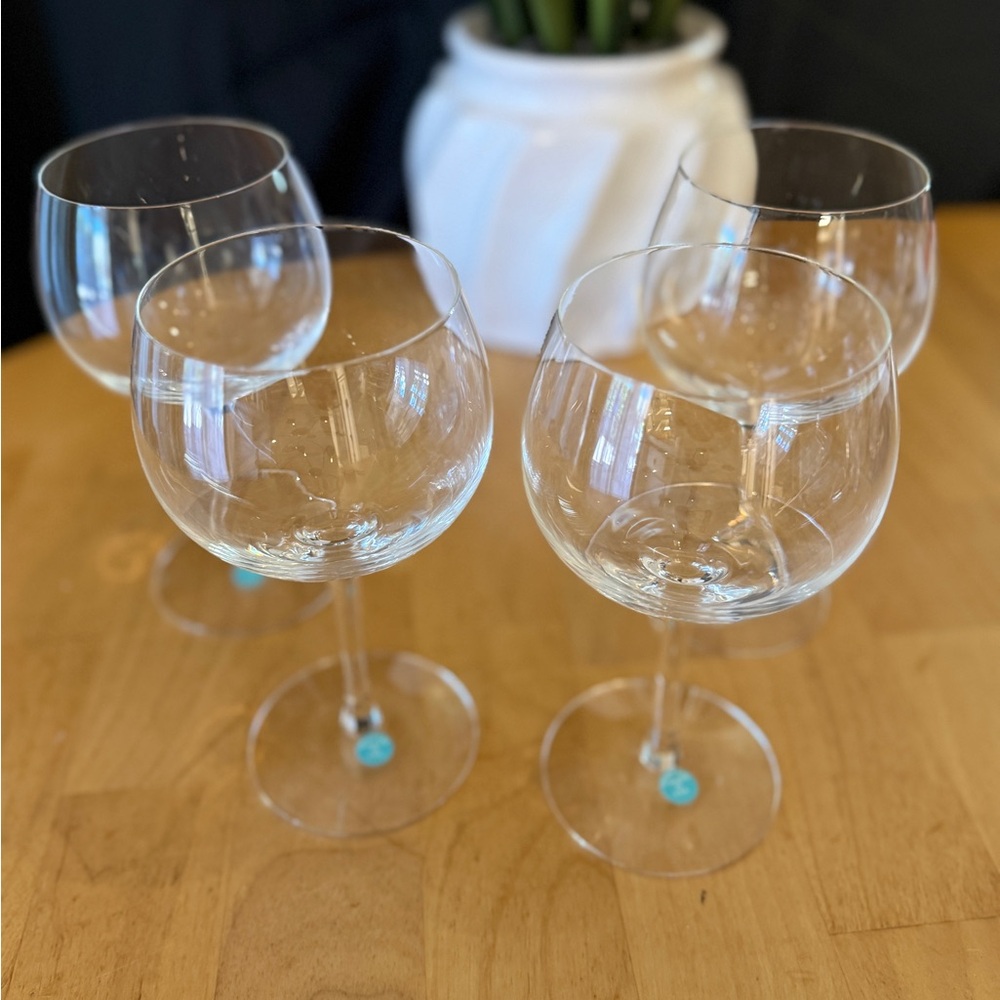 Tiffany & Co. All Purpose Wine Glasses, Set of 4 - NEVER USED